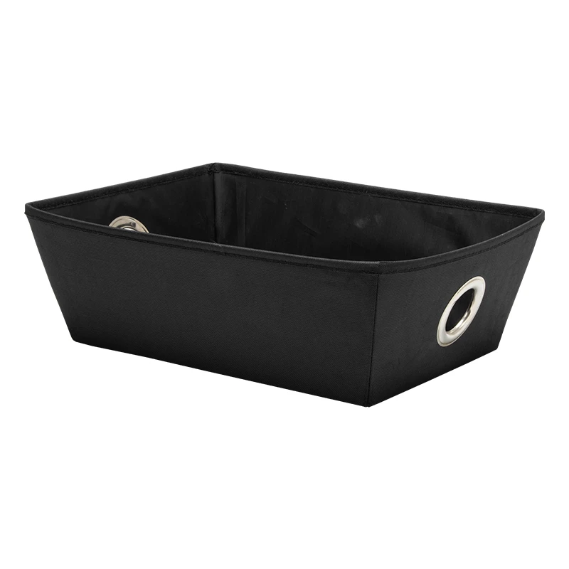 Black Trapezoidal Storage Box