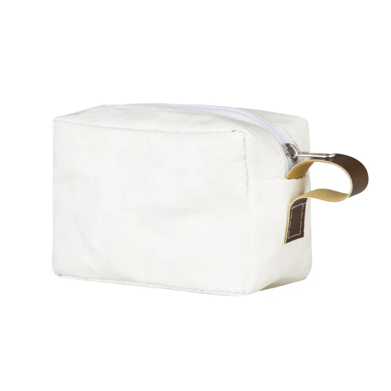 Water Washed Paper Makeup Bag