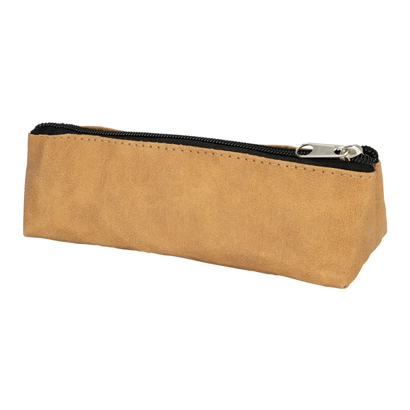 Water Washed Paper Pencil Bag
