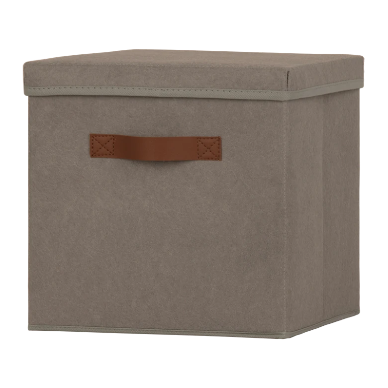 Grey Felt Storage Box