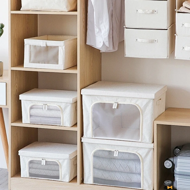  wardrobe organizer storage boxes pack
