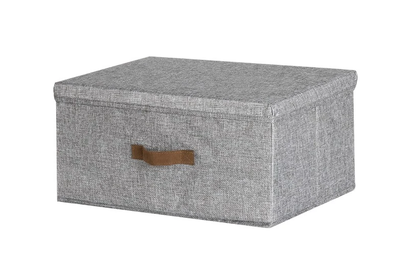 linen and polyester storage box
