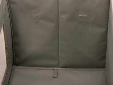 linen covered storage boxes